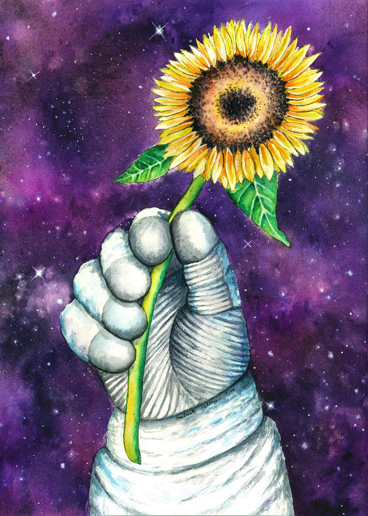 Space Flower in the Sun | Exclusive Print