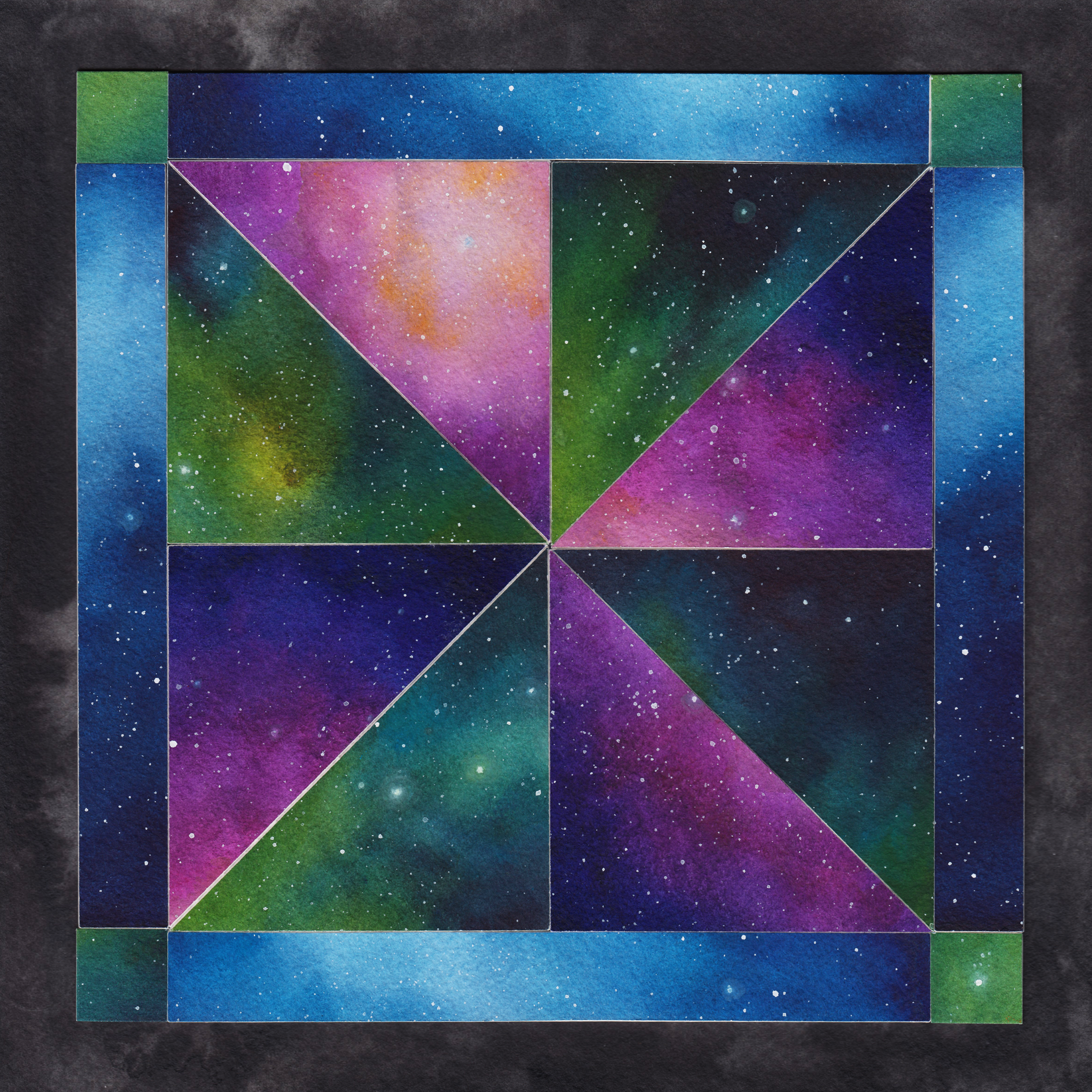 Quilted, Original artwork by Mindy Baumgartner